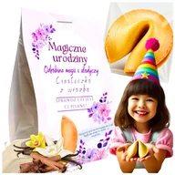 Desery dla dzieci - Ciasteczko z Wróżbą "Magiczne Urodziny" - Podziękowanie dla Gości- Komplementy - 1 szt - miniaturka - grafika 1