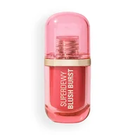Róże do policzków - Makeup Revolution Superdewy Blush Burst Róż do Policzków Watermelon Pop Coral - miniaturka - grafika 1