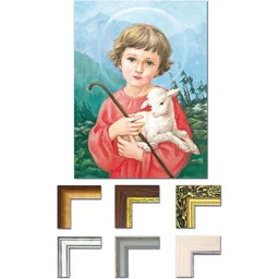Obraz Jezus z barankiem - Ikony i obrazy sakralne - miniaturka - grafika 1