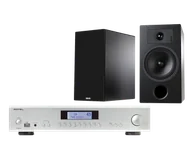 Zestawy stereo - Rotel A12 MkII (srebrny) + Tesi 3 (czarny) - miniaturka - grafika 1