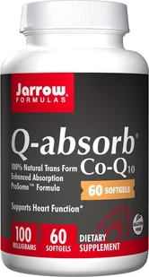 Jarrow Formulas - Q-absorb, 100mg, 60 kapsułek miękkich - Witaminy i minerały - miniaturka - grafika 1