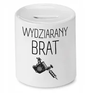 Skarbonki - Skarbonka Dla Dziadka na Urodziny Imieniny Prezent z Nadrukiem ze Zdjęciem + Opakowanie na prezent (wzór 02) - miniaturka - grafika 1