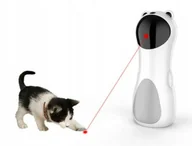 Zabawki dla kotów - ZABAWKA DLA KOTA LASER LED AUTOMATYCZNA INTERAKTYWNA USB KOT SAM ZABAWA - miniaturka - grafika 1