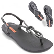 Sandały damskie - Sandały damskie Sportowe Ipanema 41 Trendy lekkie Eleganckie Wygodne Gumowe - miniaturka - grafika 1