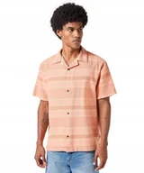 Koszule męskie - Koszula Wrangler SS RESORT SHIRT 112350507 Brandied Melon M - miniaturka - grafika 1