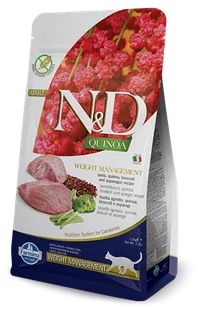 Farmina N&D Cat Quinoa Feline Weight&Management Lamb 0,3 kg - Sucha karma dla kotów - miniaturka - grafika 2
