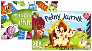 Pakiet Pełny kurnik, Zakręcone Robale - gra - Gry planszowe - miniaturka - grafika 1