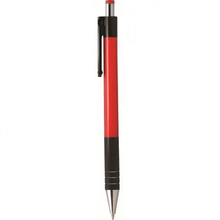 Tetis DŁUG. 0,7 MM OBUDOWA RÓŻOWA WKŁAD NIEBIESKI - Długopisy - miniaturka - grafika 1