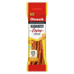 Olewnik - Kabanosy serowe - Kiełbasa i wędliny - miniaturka - grafika 1