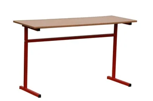 Ławka szkolna Renata dwuosobowa Nr 2,3,4,5,6, Z reg. wys. 2-6 - Meble do szkół i przedszkoli - miniaturka - grafika 1