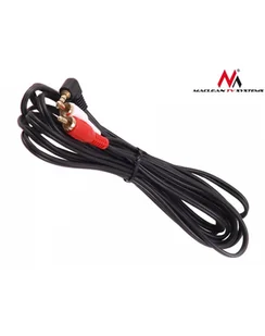 Maclean Kabel Mini jack 3.5mm kątowy 2RCA 10m MCTV-827 - Kable - miniaturka - grafika 5