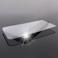 Szkła hartowane na telefon - Wytrzymałe szkło hartowane 9H na cały ekran Motorola Moto E32/E32s z ramką - miniaturka - grafika 1