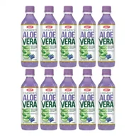 Soki i napoje niegazowane - Okf Napój Farmers Aloe Vera z cząstkami aloesu Blueberry Zestaw 10 x 500 ml - miniaturka - grafika 1