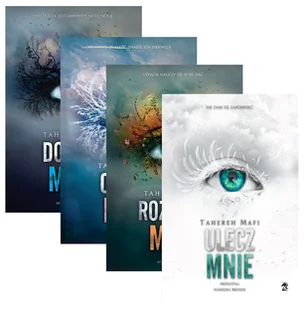 Pakiet Dotknij mnie. Tomy 1-4 Dotknij mnie, Odkryj mnie, Rozbudź mnie, Ulecz mnie - Tahereh Mafi - książka - Fantasy - miniaturka - grafika 1