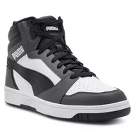 Półbuty męskie - Sneakersy Puma Rebound v6 39232603 Szary - miniaturka - grafika 1