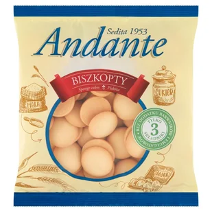 Andante Biszkopty 130 g - Ciastka - miniaturka - grafika 1