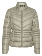Kurtki damskie - Vero Moda Kurtka pikowana w kolorze beżowym - miniaturka - grafika 1