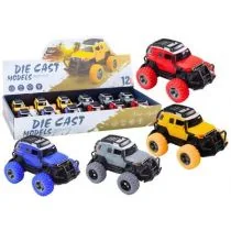 Auto terenowe 1:32 metal gumowe koła napęd MIX Leantoys - Samochody i pojazdy dla dzieci - miniaturka - grafika 1