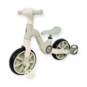 Rowerki biegowe - Rowerek biegowy jeździk 2w1 pedały boczne koła światełko melodia Kai zielony - miniaturka - grafika 1
