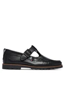 Półbuty męskie - Tommy Hilfiger Półbuty Hilfiger Light Lth Buckle Loafer FM0FM05846 Czarny - miniaturka - grafika 1