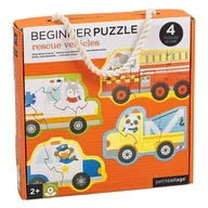 Puzzle - Petit Collage Petit Collage Pierwsze Puzzle Pojazdy - miniaturka - grafika 1