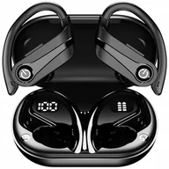 Słuchawki - SŁUCHAWKI BEZPRZEWODOWE BLUETOOTH WODOODPORNE Z MIKROFONEM + POWERBANK - miniaturka - grafika 1
