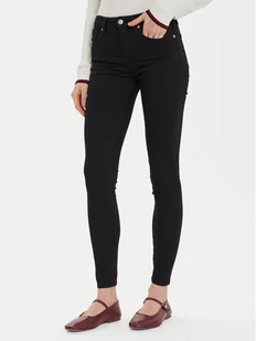 Tommy Hilfiger Jeansy Como WW0WW45008 Czarny Skinny Fit - Spodnie damskie - miniaturka - grafika 1