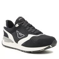 Półbuty męskie - Sneakersy Emporio Armani X4X642 XN951 S161 Navy/Off White/Navy - miniaturka - grafika 1