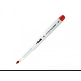 Marker Cienki Suchościeralny  Okrągły Czerwony  Milan, 1 Sztuka - Markery do tablic - miniaturka - grafika 1