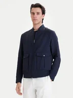 Kurtki męskie - Bugatti Kurtka bomber 171300-11045 Granatowy Regular Fit - miniaturka - grafika 1