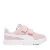 Buty dla dziewczynek - Sneakersy Puma COURTFLEX V3 MESH PS 39808503 Różowy - miniaturka - grafika 1