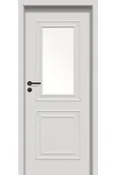 Drzwi wewnętrzne - Pol-Skone Dzwi Wewnętrzne Z Szybą Inverno 01Sd Szary - miniaturka - grafika 1