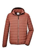 Kurtki męskie - G.I.G.A. DX Męska kurtka pikowana/kurtka przejściowa z odpinanym kapturem GS 84 MN QLTD JCKT, rdzawoczerwona, 4XL, 43131-000 - miniaturka - grafika 1