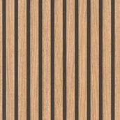 Tapety - Tapeta papierowa RASCH 278408 lamel brązowo-czarna 0,53 x 10,05 m - miniaturka - grafika 1