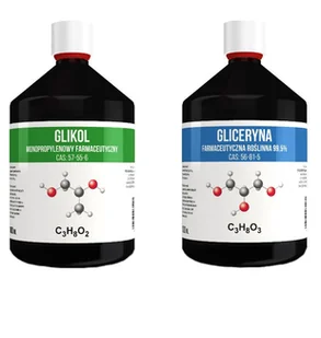 Zestaw Gliceryna i Glikol 1000ml - Dezynfekcja - miniaturka - grafika 1