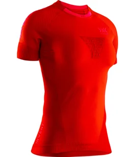 Koszulka damska X-Bionic  Invent 4.0 Run Red M - Koszulki i topy damskie - miniaturka - grafika 1