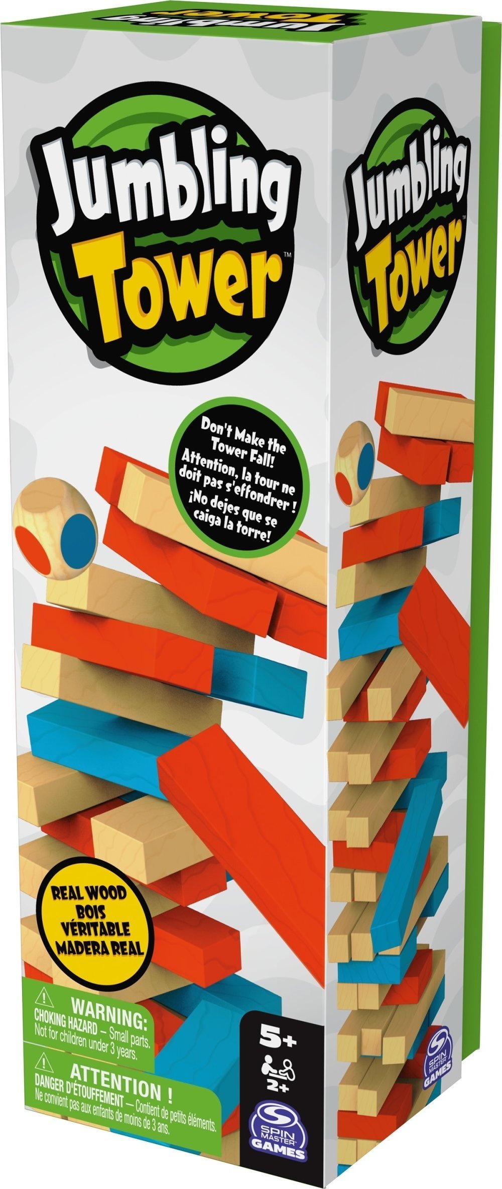 Spin Master Gra Drewniana wieża dla dzieci