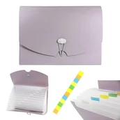 Teczki i skoroszyty - Teczka harmonijkowa składana organizer z gumką A4 13 przegródek BIURFOL - miniaturka - grafika 1