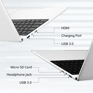Ninkear N15 Air, ekran IPS 1920*1080 15,6 cali, Intel N95 Alder Lake-N 4 rdzenie 3,4Ghz, 16GB RAM 512GB SSD - Laptopy - miniaturka - grafika 9