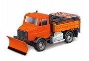 Samochody i pojazdy dla dzieci - Ciężarówka Pług Śnieżny Model Bburago 18-32263 - miniaturka - grafika 1
