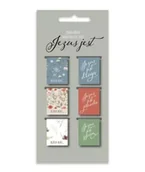 Zakładki do książek - Zakładki magnetyczne - Jezus jest 6szt - Szaron - miniaturka - grafika 1