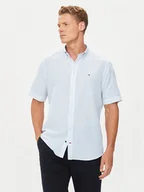 Koszule męskie - Tommy Hilfiger Koszula MW0MW35323 Błękitny Regular Fit - miniaturka - grafika 1