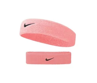 Czapki damskie - Opaska frotka na głowę treningowa Nike różowa N.000.1544.677.OS - grafika 1
