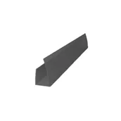 Inne materiały budowlane - U-profil zamykający 2100 mm: 16,  Dymny (szary) - miniaturka - grafika 1