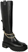 Kozaki damskie - Kozaki Carinii B8088-E50-000-F01 Czarne Skórzane_TN - CARINII - miniaturka - grafika 1