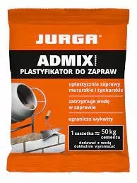 Plastyfikator sypki do zapraw murarskich i tynkarskich Admix Jurga - Dodatki do zapraw - miniaturka - grafika 1