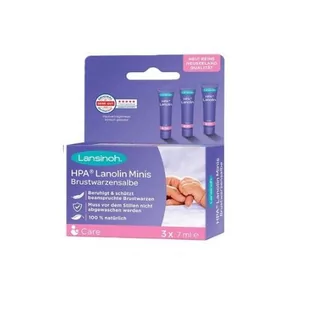 Lansinoh Lanolina HPA Mini Maść na brodawki sutkowe 3 x 7 ml - Akcesoria do karmienia - miniaturka - grafika 1