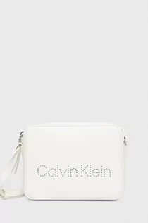 Torebki damskie - Calvin Klein torebka kolor biały - grafika 1