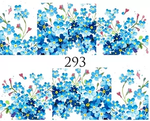 Naklejki wodne na paznokcie - nr 293 - Ozdoby do paznokci - miniaturka - grafika 1