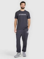 Spodnie męskie - Spodnie dresowe joggery męskie 4F 4FRAW25TTROM1694-22S Czarny XS - miniaturka - grafika 1